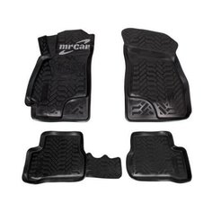 AIRLINE ACMPS88 Ковры 3D с подпят. для Hyundai Accent II 00-12 4 шт., выс.борт, полимер., черн. ACM-PS-88