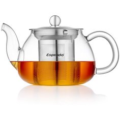 Заварочный чайник, 600 мл, боросиликатное стекло, Appetit Esprado
