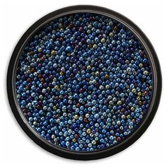 Бульонки для дизайна ногтей Nayada Синий микс размер S