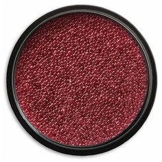 Бульонки для дизайна ногтей Nayada бордовые 0,4-0,6 мм (S)