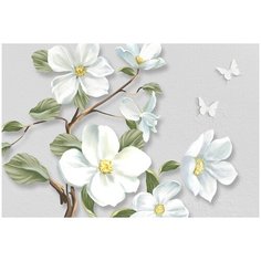 Фотообои DIVINO/T коллекцияБелые цветы на ветке 400х270