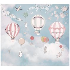 Фотообои DIVINO Зайчики в небе 300х270