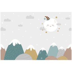 Фотообои DIVINO Луна над горами 400х270