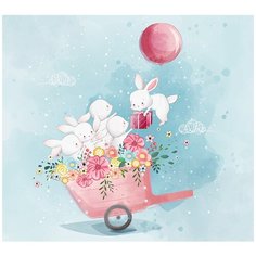 Фотообои DIVINO/T коллекцияМилые кролики 300х270