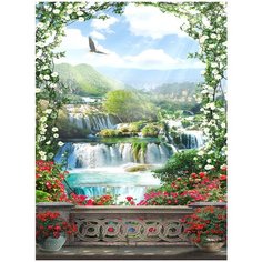 Фотообои DIVINO/P коллекцияВид на водопад 200х270
