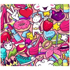 Фотообои DIVINO Яркий принт 300х270