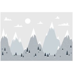 Фотообои DIVINO Елочки в горах 400х270