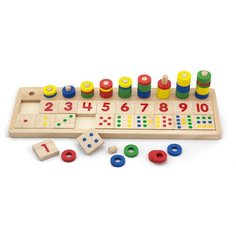 Развивающая игрушка VIGA цифры и счет (дерево) 59072