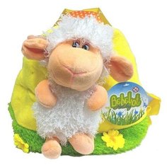Мягкая игрушка-рюкзак BEBELOT Holiday "Маленькая овечка" желтый