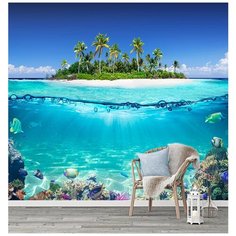 N01603 Фотообои Флизелиновые с виниловым покрытием Природа Море 300х270 см Barton Wallpapers