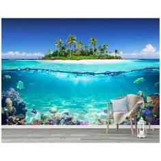 N01604 Фотообои Флизелиновые с виниловым покрытием Природа Море 400х270 см Barton Wallpapers