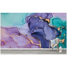 M05005 Фотообои Флизелиновые с виниловым покрытием Поверхности Мрамор Флюид 500х270 см Barton Wallpapers