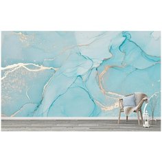 M04905 Фотообои Флизелиновые с виниловым покрытием Поверхности Мрамор Флюид 500х270 см Barton Wallpapers