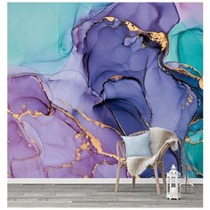 M05003 Фотообои Флизелиновые с виниловым покрытием Поверхности Мрамор Флюид 300х270 см Barton Wallpapers