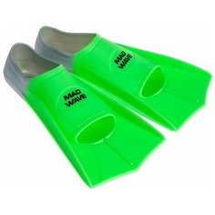 Ласты Mad Wave Fins Training зеленые 33-34