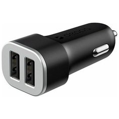 AЗУ 2 USB 4.8A, черный, Deppa (11287)