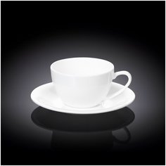 Чашка для капучино и блюдце 180 мл Wilmax