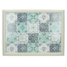 Поднос с подушкой Зеленая плитка 44х34см Creative Tops