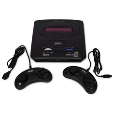 Игровая консоль приставка SEGA MEGA DRIVE 2 для двоих с джойстиками, 16bit,