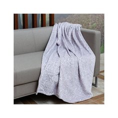 Плед микрофибра Розарий сиреневый 180*200 6141080 Belezza