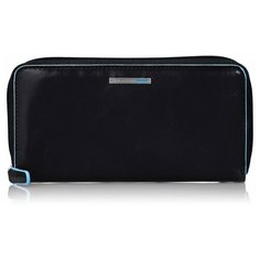 Кошелек женский Piquadro Blue Square PD3229B2/N черный натуральная кожа