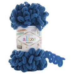 Пряжа Alize Puffy (Пуффи) 646 петроль 100% микрополиэстер 100г 9м 5шт
