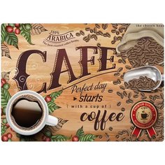 Подставки на пробке Ароматный кофе 40х29 см (4шт) Top Art Studio