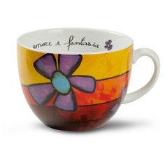 Чашка для завтрака 600мл Любовь и фантазия Красная Egan