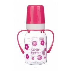 Бутылочка для кормления Canpol babies с ручками 120 мл, 3+