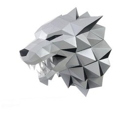 3D Конструктор "Декоративная фигура "лютоволк" на стену Paperraz