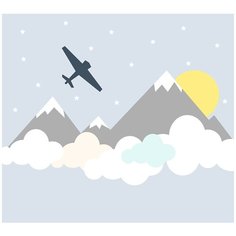 Фотообои DIVINO Синий самолет 300х270