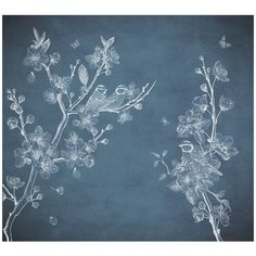 Фотообои DIVINO Белые деревья 300х270