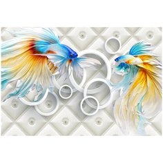 Фотообои DIVINO/T коллекцияРыбки на кольцах 400х270