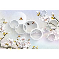 Фотообои DIVINO/T коллекцияВетви с прекрасными цветами 400х270