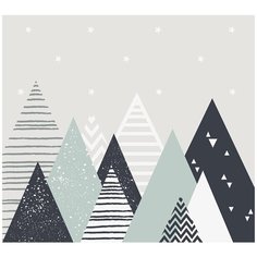 Фотообои DIVINO/T коллекцияЗимний горный пейзаж 300х270