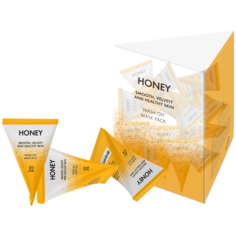 Маска для лица медовая ТМ J:ON Honey Smooth Velvety and Healthy Skin Wash Off Mask Pack, 20шт * 5гр