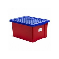 Детский ящик для хранения игрушек "START", 17л красный лего Little Angel