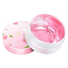 Патчи гидрогелевые С экстрактом персика PEACH EXTRACT HEXAPEPTIDE EYE MASK 60ШТ..BIOAQUA