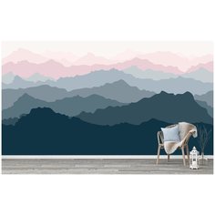 N01505 Фотообои Флизелиновые с виниловым покрытием Природа "Горы" 500х270 см Barton Wallpapers