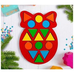 Мозаика Ёлочный шар, формат 10 х 15 см, микс Лесная мастерская