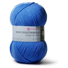 Пряжа Пехорка Перспективная 15 темно-голубой 50% мериносовая шерсть, 50% акрил во 100г 270м 5шт