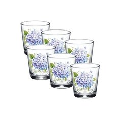 Набор стаканов 6шт 250мл "Ода""Гортензия" 05с1249 ОСЗ