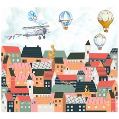 Фотообои DIVINO/T коллекцияШары над городом 300*270