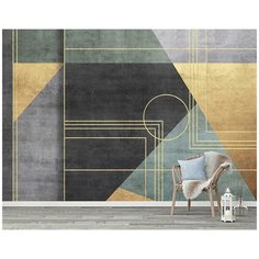 M03604 Фотообои Флизелиновые с виниловым покрытием Геометрия Бетон 400х270 см Barton Wallpapers