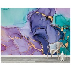 M05004 Фотообои Флизелиновые с виниловым покрытием Поверхности Мрамор Флюид 400х270 см Barton Wallpapers