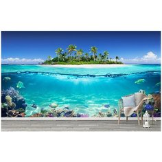 N01605 Фотообои Флизелиновые с виниловым покрытием Природа Море 500х270 см Barton Wallpapers