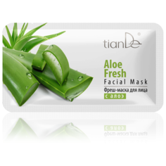 Фреш-маска для лица c алоэ Tian De