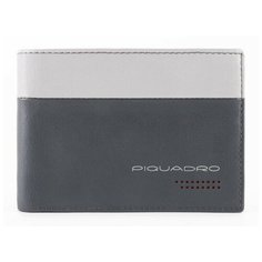 Кошелек мужской Piquadro Urban PU257UB00R/GRN серый/черный натур.кожа