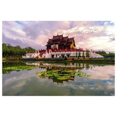 Палитра. Холст с краск. 40х50 см по номер. в кор. (20цв.) Прекрасный таиланд (Арт. Х-3677) Рыжий кот