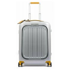 Чемодан Piquadro RELYGHT PLUS серый/желтый BV4426PC2PL/GRGI 40x55x20см 40л. 3.61кг.